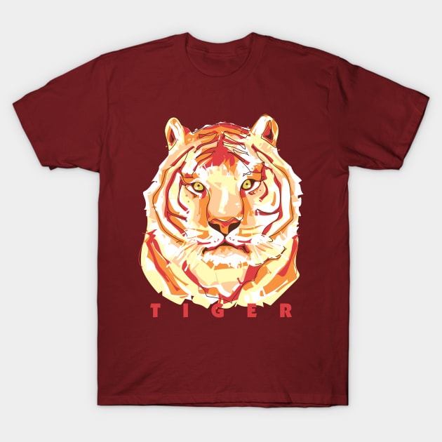 Tiger T-Shirt by indrarisky